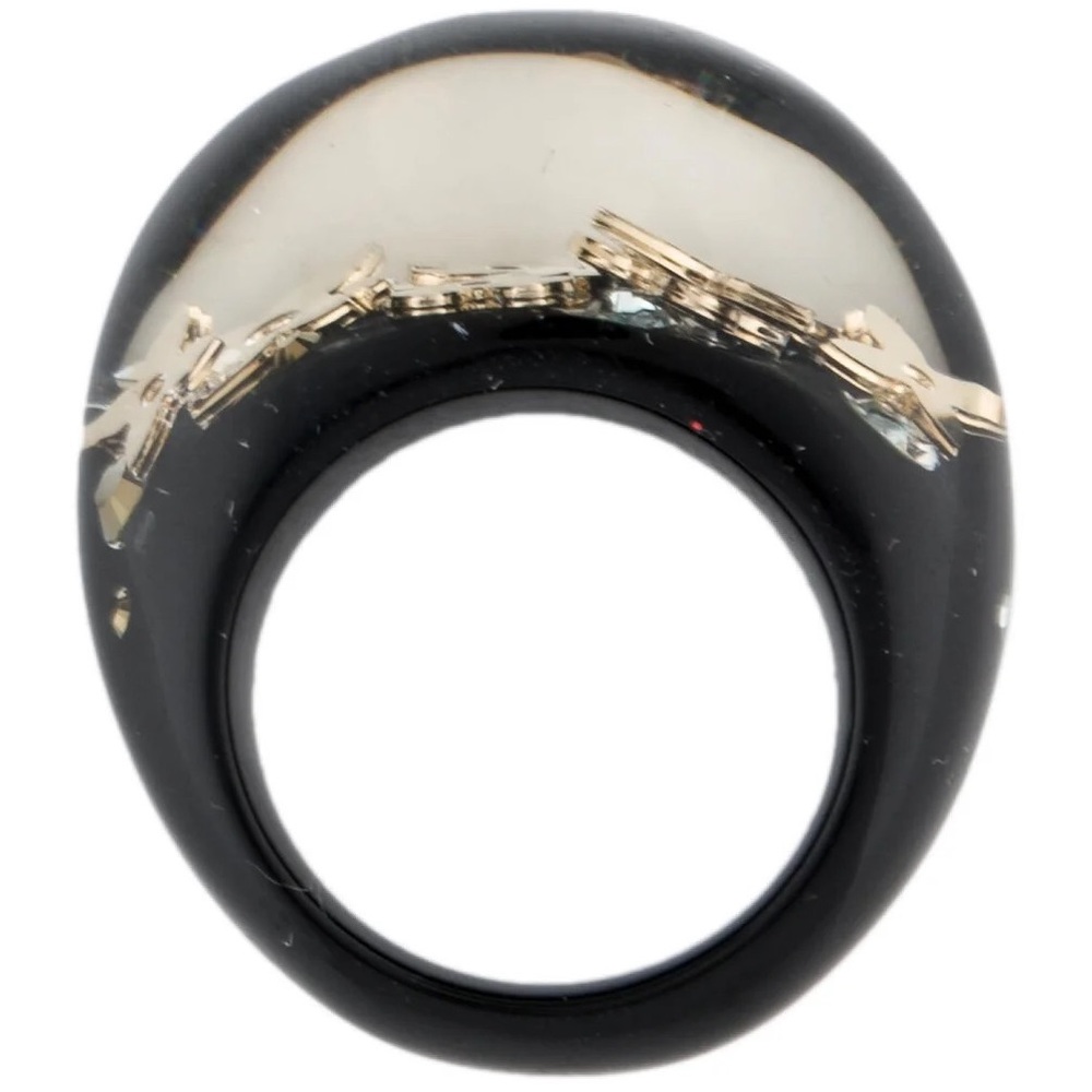 Authentic Louis Vuitton Inclusion Dome Ring - Picture 3 of 6
